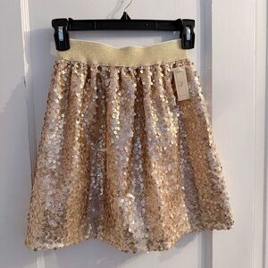 Gold Sequin Skirt NWT